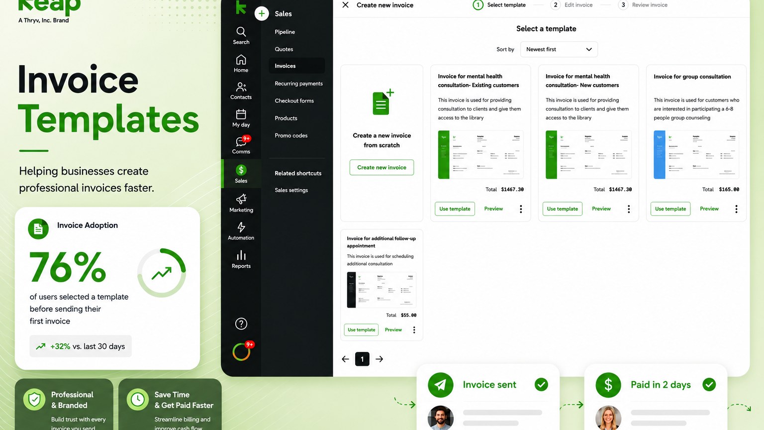 Invoice Templates — project cover