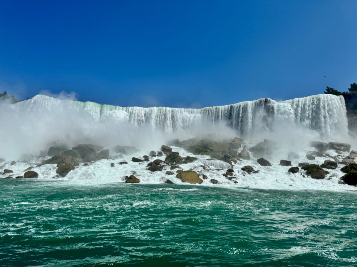 A waterfall in full flow