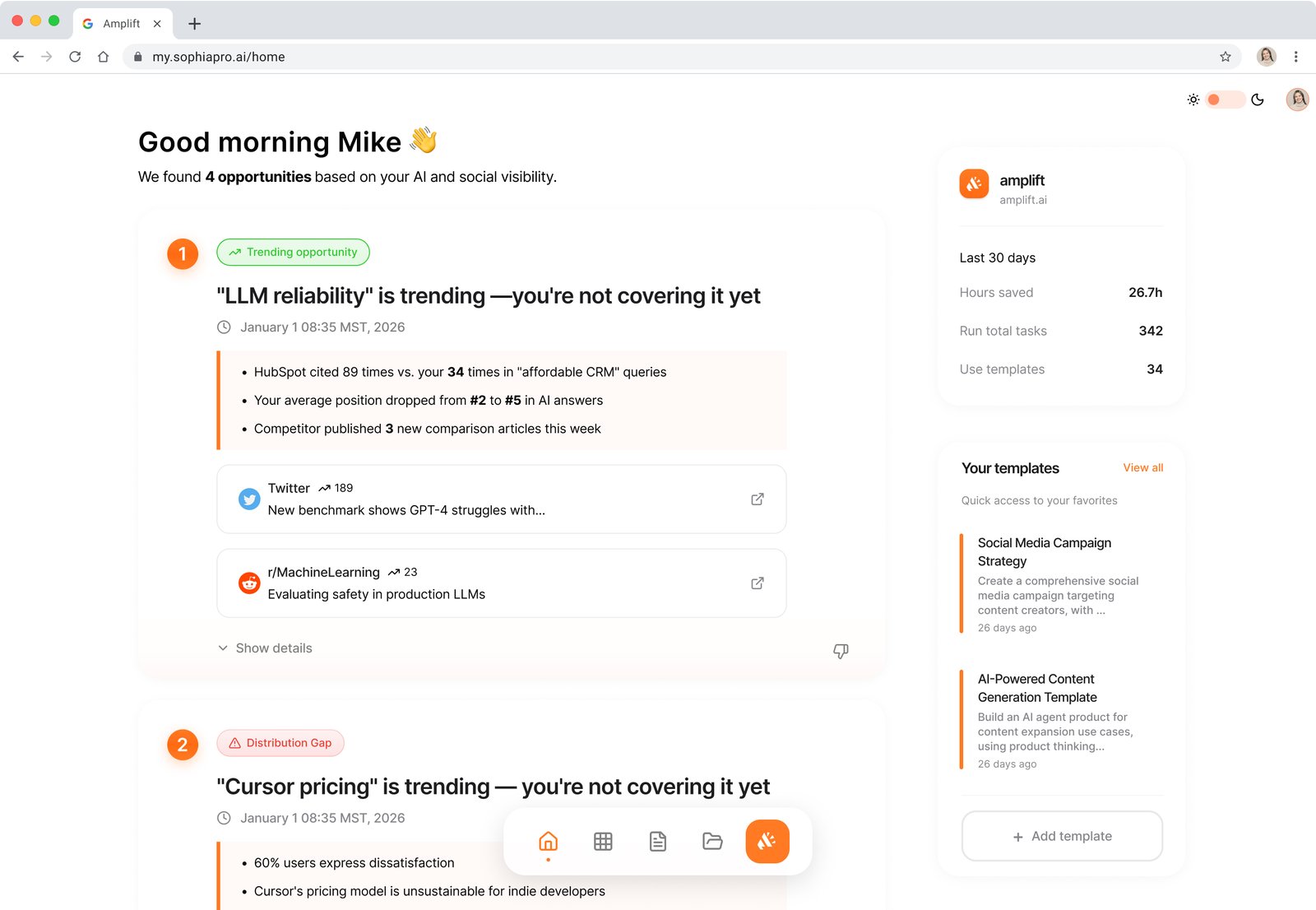 A lighter-looking pattern added orientation cost.