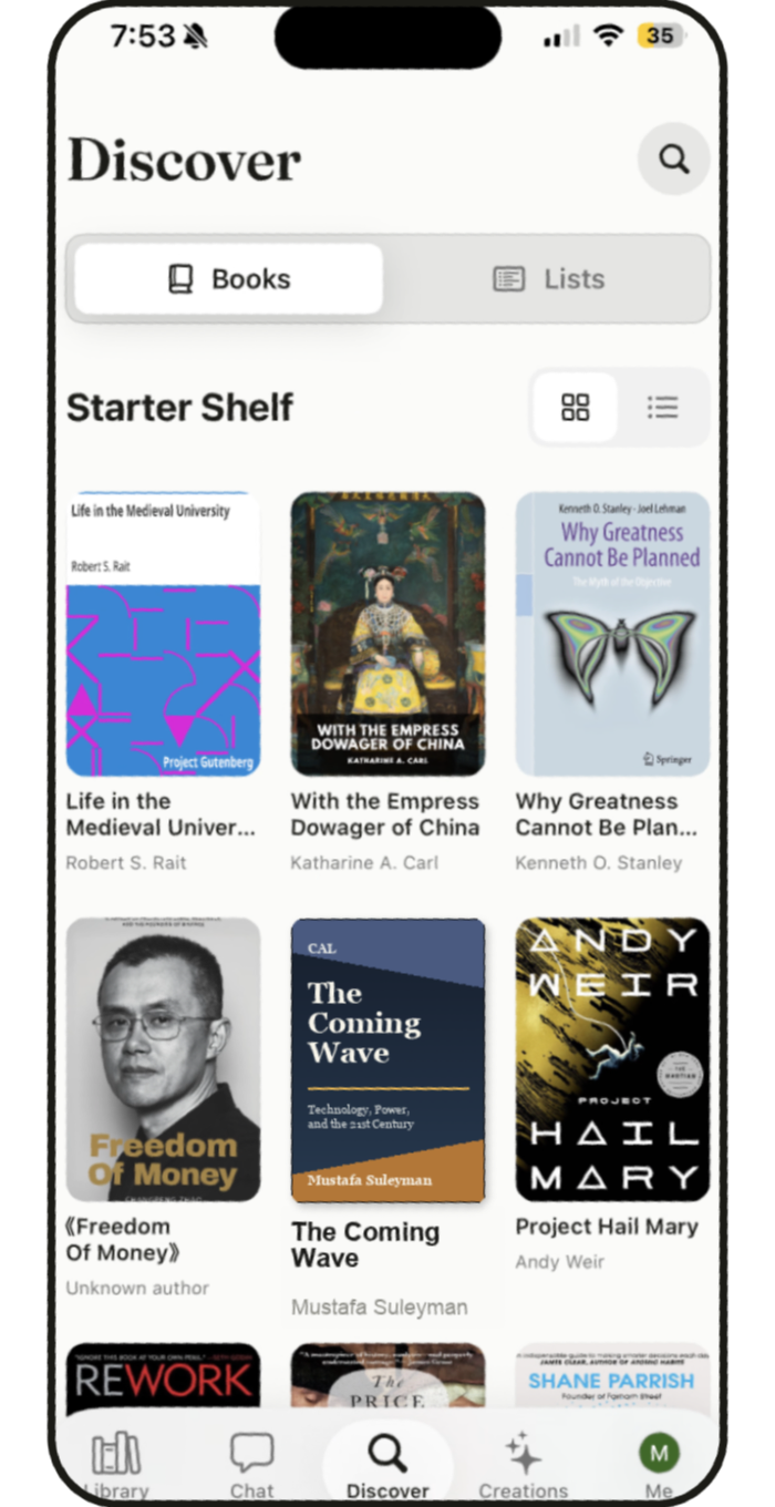 Yedoo iOS Discover